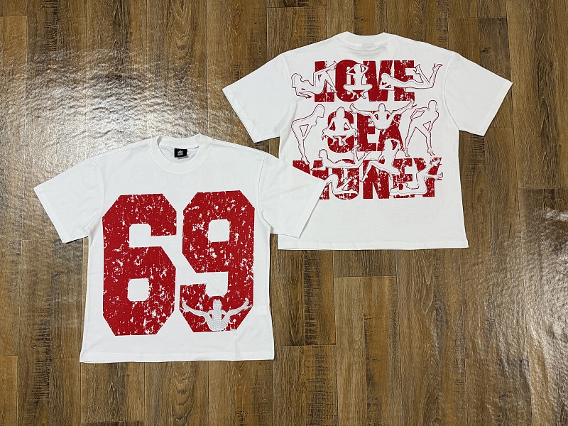 编号207    批55   ALWAYS-PRESENT  Champion T-Shirt 2026美国洛杉矶最新街头潮牌印花烫钻短袖T恤 码数：S  M  L  XL
