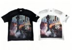 编号516    批72   RoughPlay Champion T-Shirt 2026美国洛杉矶最新街头潮牌白墨直喷烫钻洗水做旧短袖T恤 码数：S  M  L  XL
