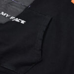 R129# P123 RoughPlay Can't Feel My Face Hoodie2026最新潮牌烫钻纯棉帽衫卫衣