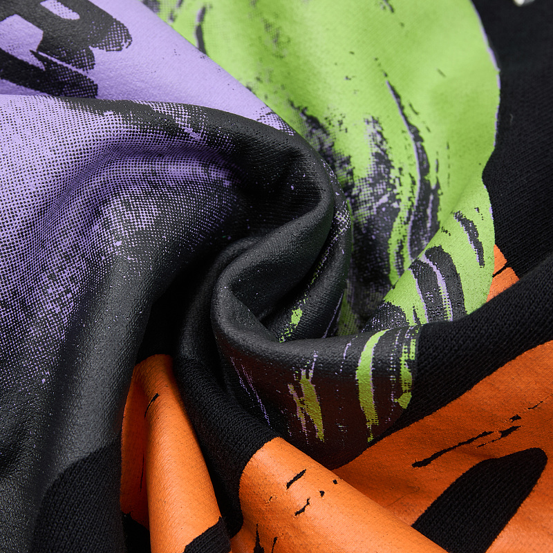 R129# P123 RoughPlay Can't Feel My Face Hoodie2026最新潮牌烫钻纯棉帽衫卫衣