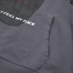 R128# P123 RoughPlay Can't Feel My Face Hoodie2026最新潮牌烫钻纯棉帽衫卫衣
