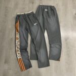 R122# P120 RoughPlay Double SweatPants2026最新欧美潮牌烫钻绣花纯棉休闲长裤卫裤