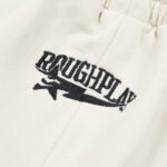 R122# P120 RoughPlay Double SweatPants2026最新欧美潮牌烫钻绣花纯棉休闲长裤卫裤