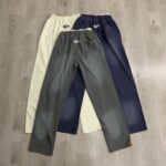 R122# P120 RoughPlay Double SweatPants2026最新欧美潮牌烫钻绣花纯棉休闲长裤卫裤