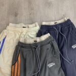 R122# P120 RoughPlay Double SweatPants2026最新欧美潮牌烫钻绣花纯棉休闲长裤卫裤