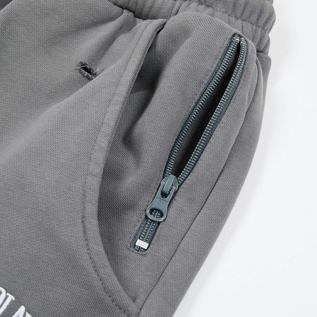 R122# P120 RoughPlay Double SweatPants2026最新欧美潮牌烫钻绣花纯棉休闲长裤卫裤