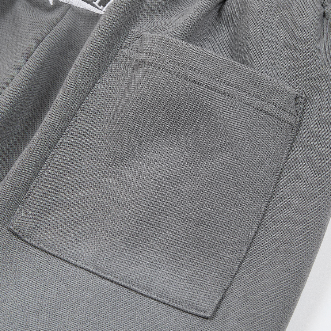 R122# P120 RoughPlay Double SweatPants2026最新欧美潮牌烫钻绣花纯棉休闲长裤卫裤