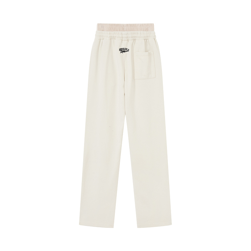 R122# P120 RoughPlay Double SweatPants2026最新欧美潮牌烫钻绣花纯棉休闲长裤卫裤