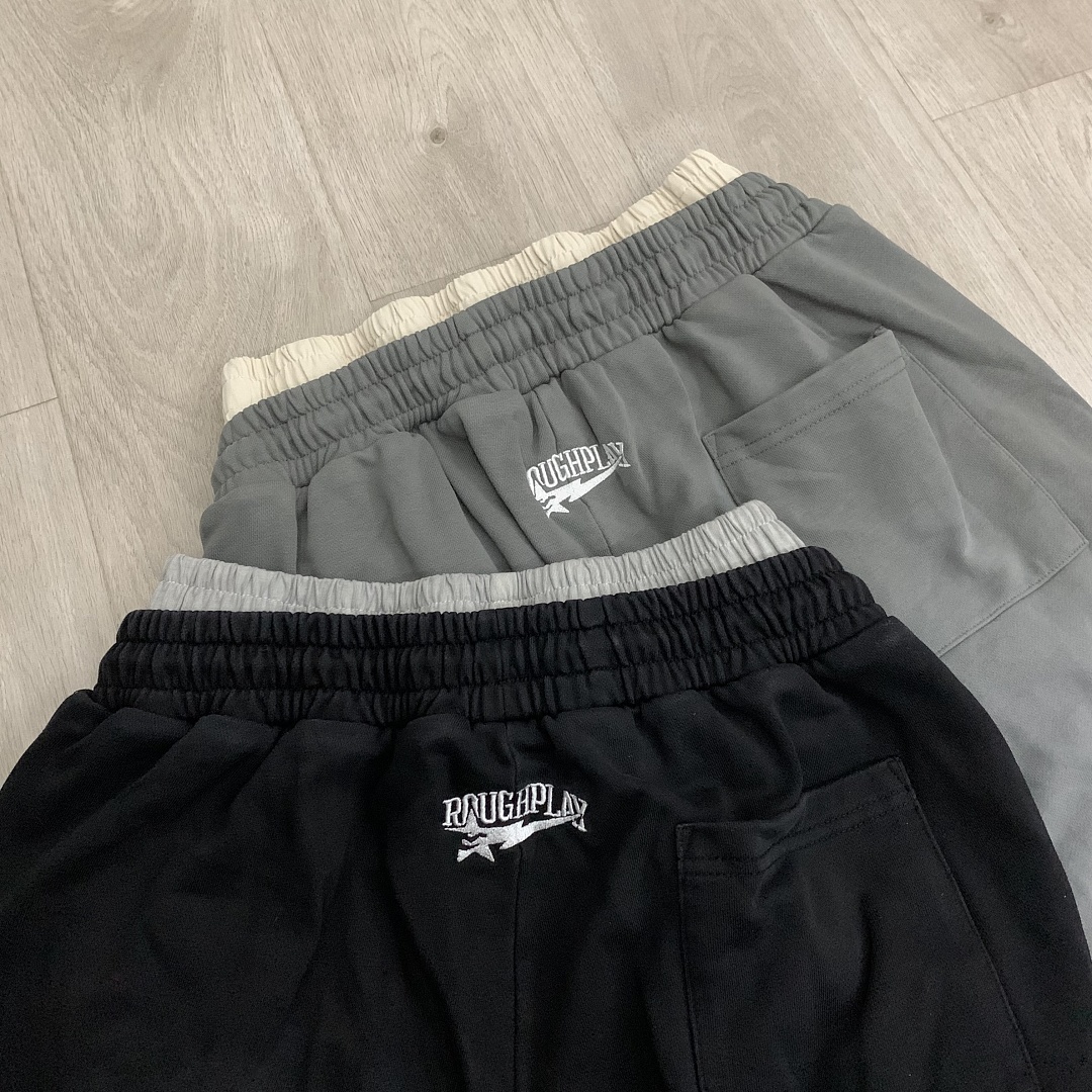 yupoo_40614_5e85f808.jpg R123# P122 RoughPlay Double Sweats 2026ss欧美街头潮牌腰头拼接时尚纯棉长裤卫裤