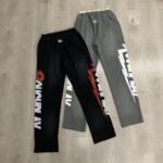 yupoo_40614_89b3ce1c.jpg R123# P122 RoughPlay Double Sweats 2026ss欧美街头潮牌腰头拼接时尚纯棉长裤卫裤