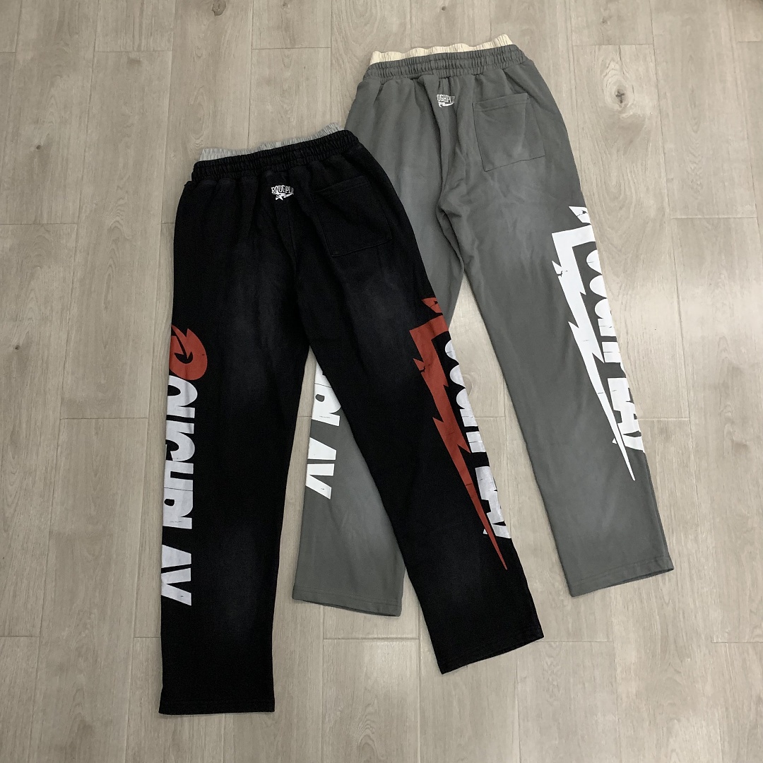 yupoo_40614_89b3ce1c.jpg R123# P122 RoughPlay Double Sweats 2026ss欧美街头潮牌腰头拼接时尚纯棉长裤卫裤