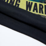 R817# P80 Rough Play Warning Long Sleeve Shirt洛杉矶最新潮牌烫钻长袖T恤