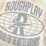 R817# P80 Rough Play Warning Long Sleeve Shirt洛杉矶最新潮牌烫钻长袖T恤