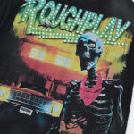 R130# P69 RoughPlay T-Shirt 2026最新欧美街头潮牌拼接烫钻短袖