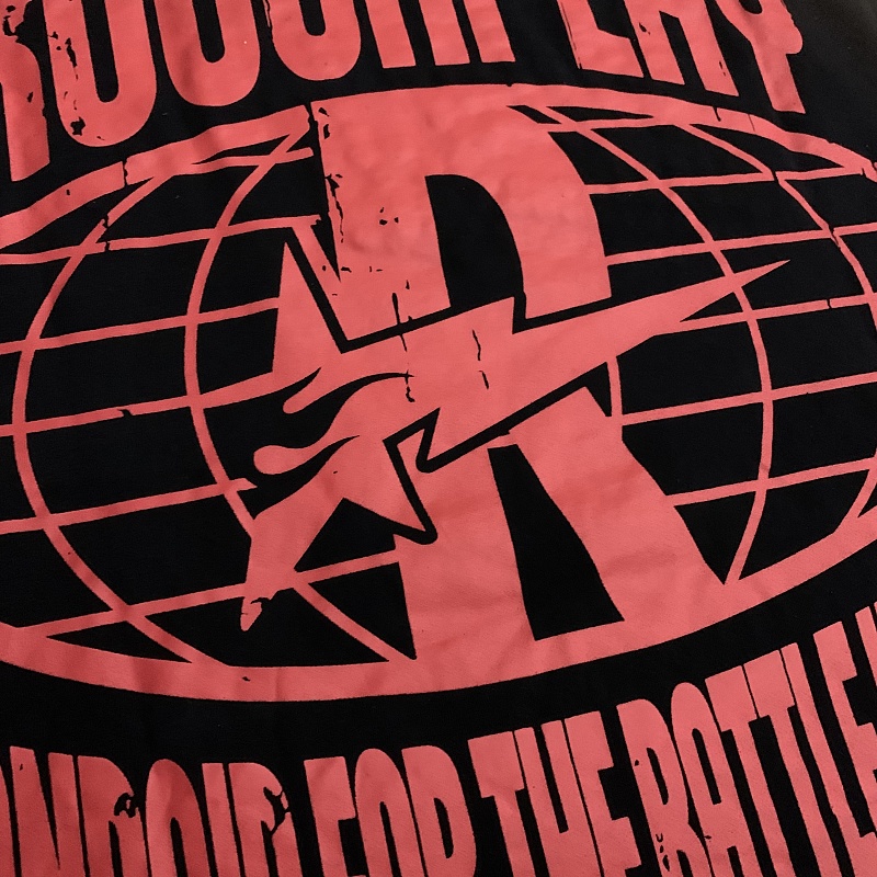 R130# P69 RoughPlay T-Shirt 2026最新欧美街头潮牌拼接烫钻短袖