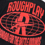 R130# P69 RoughPlay T-Shirt 2026最新欧美街头潮牌拼接烫钻短袖