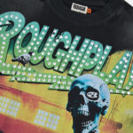 R130# P69 RoughPlay T-Shirt 2026最新欧美街头潮牌拼接烫钻短袖
