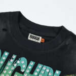 R130# P69 RoughPlay T-Shirt 2026最新欧美街头潮牌拼接烫钻短袖