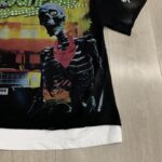 R130# P69 RoughPlay T-Shirt 2026最新欧美街头潮牌拼接烫钻短袖