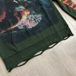 R131# P118RoughPlay sland Hoodie (GREEN) 洛杉矶最新款潮牌破洞帽衫卫衣