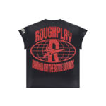 R826# P68 RoughPlay T-Shirt 2026最新欧美街头潮牌拼接烫钻短袖