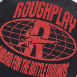 R826# P68 RoughPlay T-Shirt 2026最新欧美街头潮牌拼接烫钻短袖