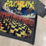 R516# P62 白墨直喷 RoughPlay T-Shirt 2026最新欧美街头潮牌短袖