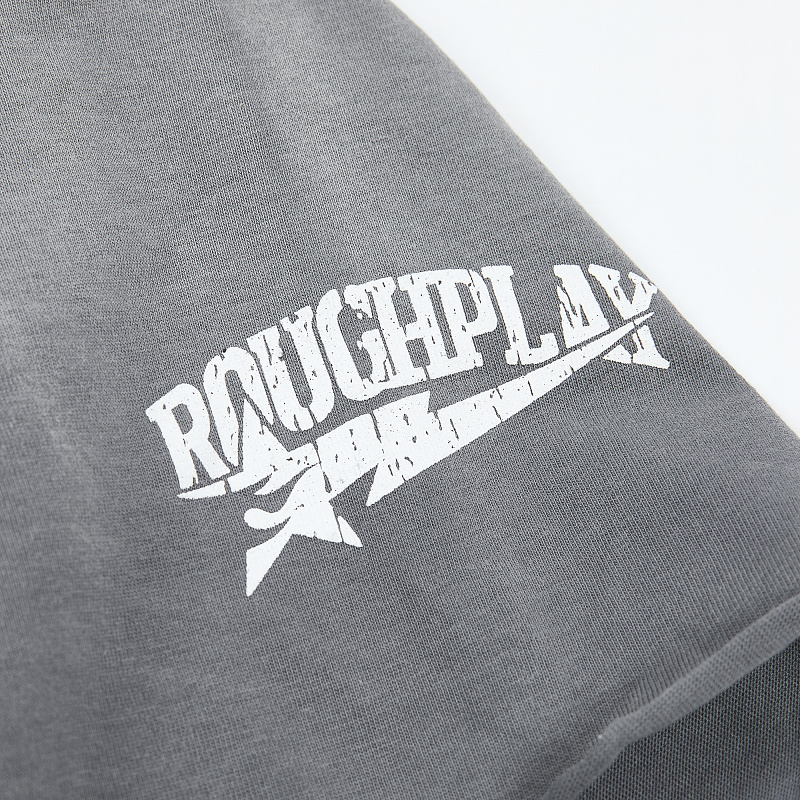 R516# P62 白墨直喷 RoughPlay T-Shirt 2026最新欧美街头潮牌短袖