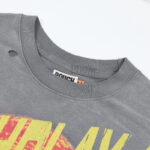 R516# P62 白墨直喷 RoughPlay T-Shirt 2026最新欧美街头潮牌短袖