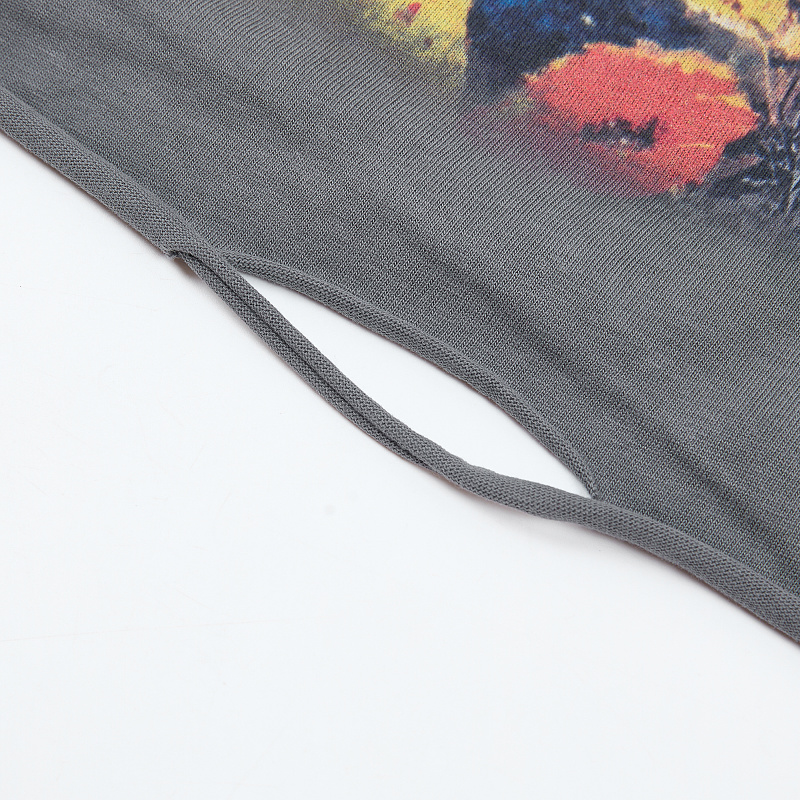 R516# P62 白墨直喷 RoughPlay T-Shirt 2026最新欧美街头潮牌短袖