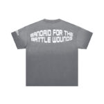 R516# P62 白墨直喷 RoughPlay T-Shirt 2026最新欧美街头潮牌短袖