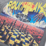 R516# P62 白墨直喷 RoughPlay T-Shirt 2026最新欧美街头潮牌短袖