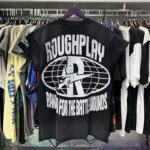 编号R093，RoughPlay Skull Goggles Sleevless打钉设计