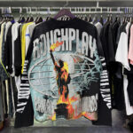 编号R528，批85，RoughPlay NYC Longsleeve烫钻设计自由女神印花
