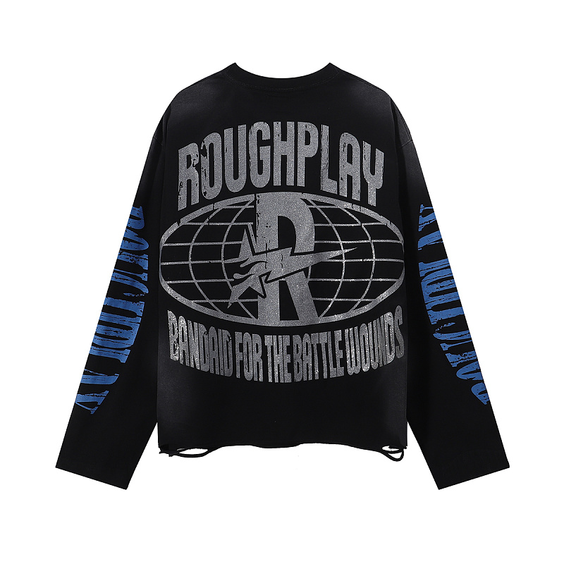批80，编号R526，RoughPlay🩹SunShower Long Sleeve烫钻设计