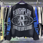 批80，编号R526，RoughPlay🩹SunShower Long Sleeve烫钻设计