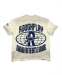 编号511    批67   RoughPlay Champion T-Shirt 2026美国洛杉矶最新街头潮牌白墨直喷烫钻洗水做旧短袖T恤 码数：S  M  L  XL