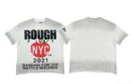 编号507    批55   RoughPlay Champion T-Shirt 2026美国洛杉矶最新街头潮牌烫钻洗水做旧印花短袖T恤    码数：S  M  L  XL