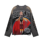 R525P80，RoughPlay AstroBoy Long Sleeve烫钻