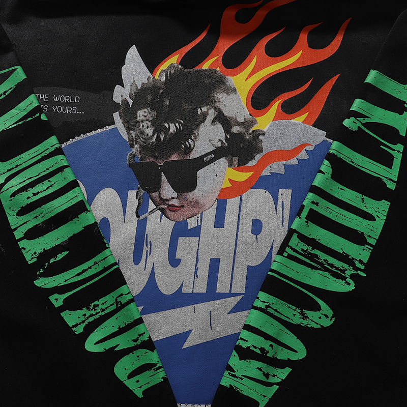 R203P110，RoughPlay SoulBoy Hoodie烫钻