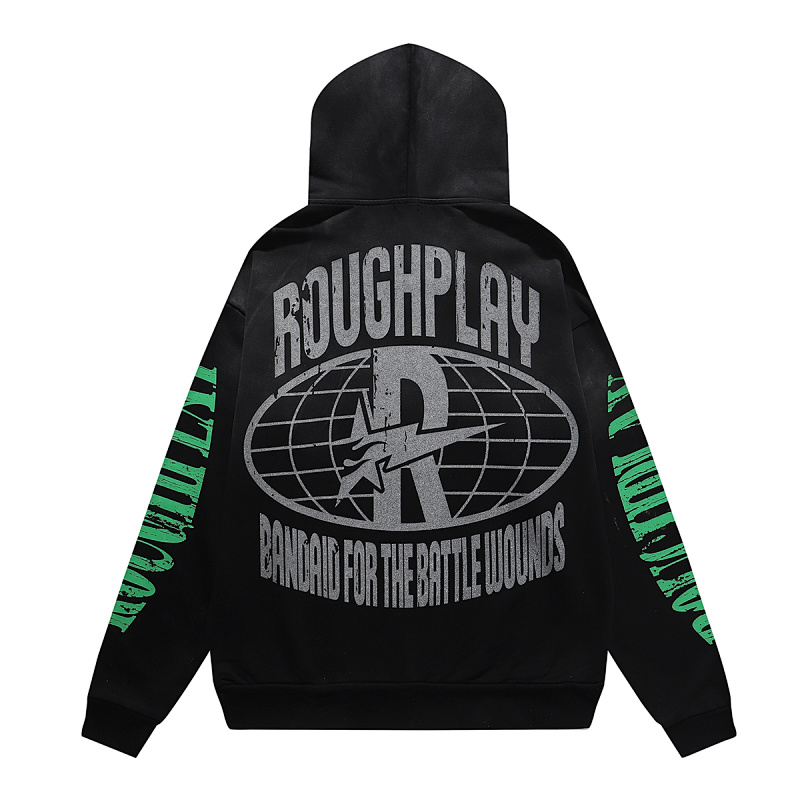 R203P110，RoughPlay SoulBoy Hoodie烫钻