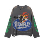 R522P80，RoughPlay SoulBoy Long Sleeve烫钻设计