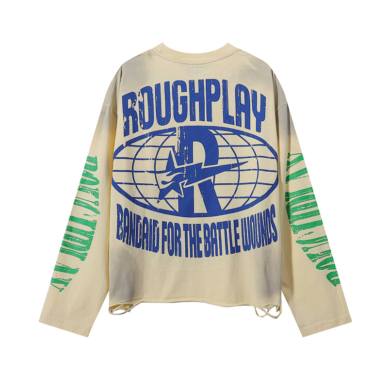 R522P80，RoughPlay SoulBoy Long Sleeve烫钻设计
