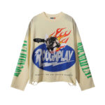 R522P80，RoughPlay SoulBoy Long Sleeve烫钻设计