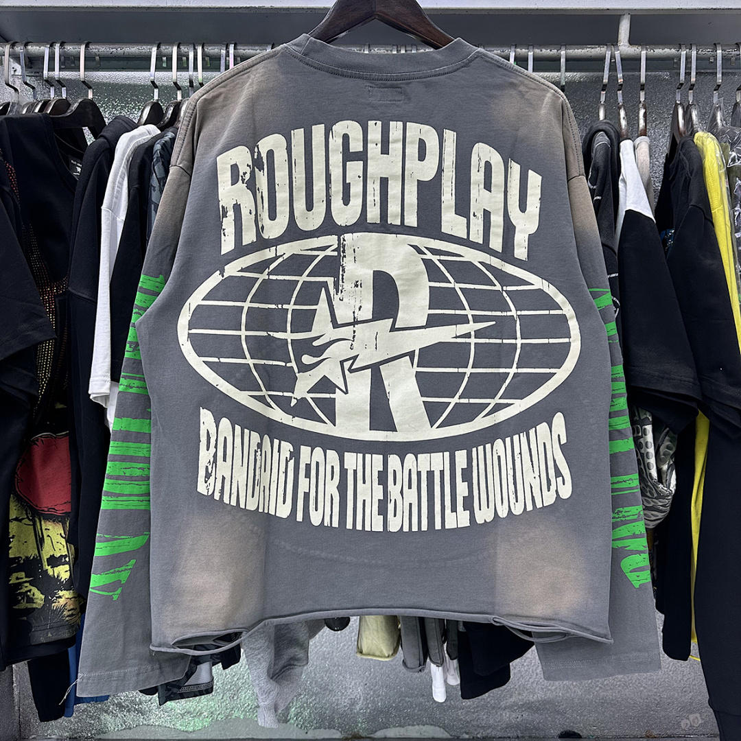 R522P80，RoughPlay SoulBoy Long Sleeve烫钻设计