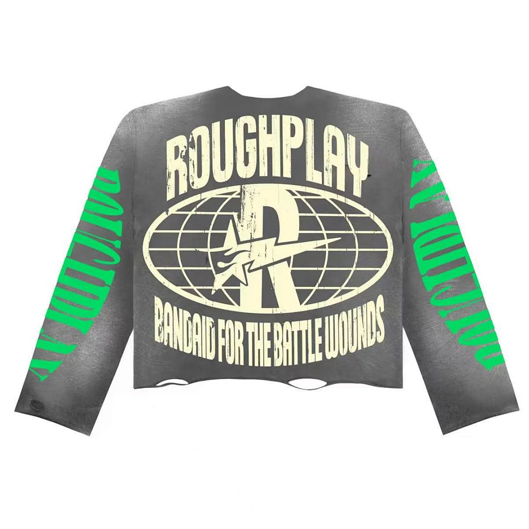 R522P80，RoughPlay SoulBoy Long Sleeve烫钻设计