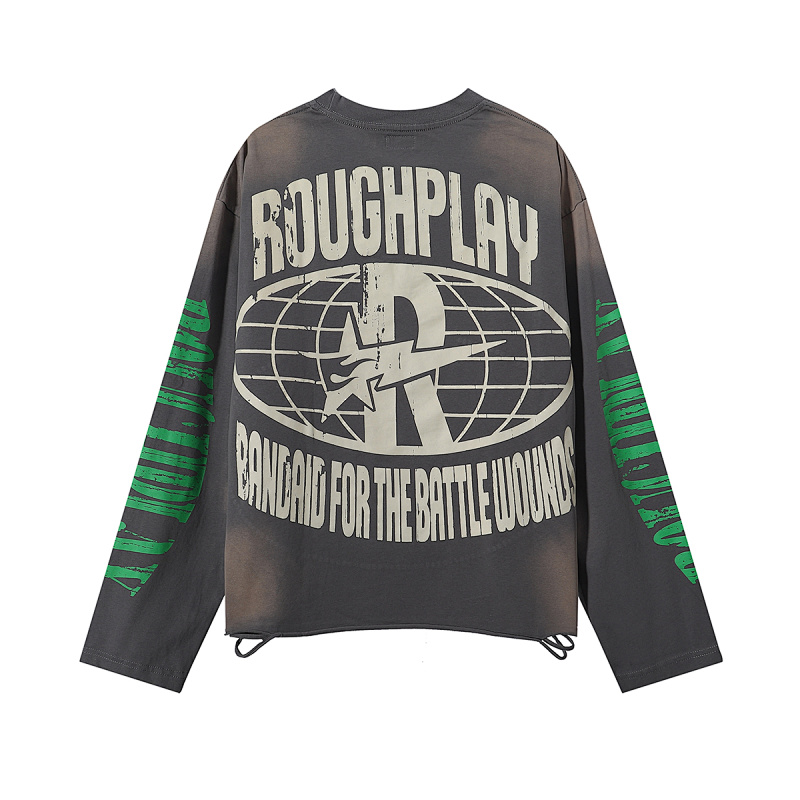 R522P80，RoughPlay SoulBoy Long Sleeve烫钻设计