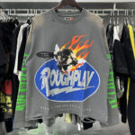 R522P80，RoughPlay SoulBoy Long Sleeve烫钻设计
