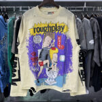 R521P85，RoughPlay Beavis Buttead烫钻洗水长袖