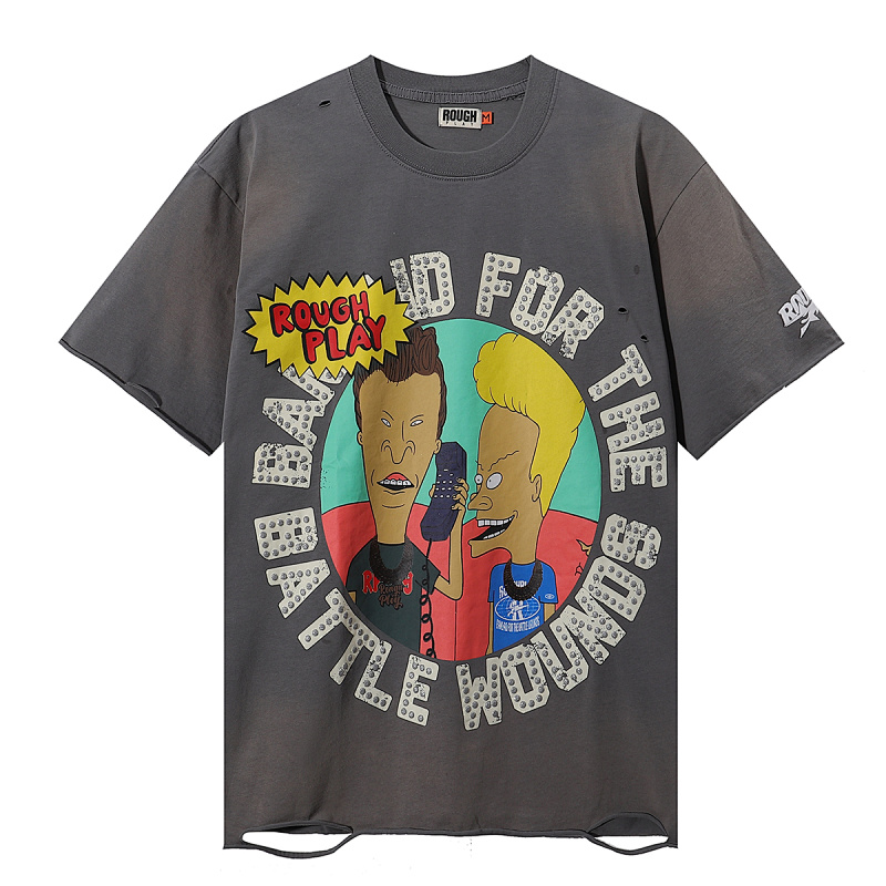 R062P60，RoughPlay Beavis Butthead Van T-shirt